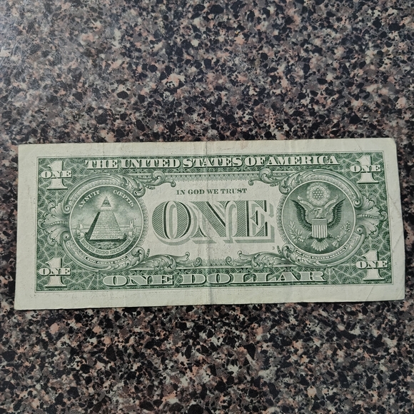 United States Replacement Note(Star Note) Fancy Seral Numbered 2 Part Straight - Picture 4 of 6